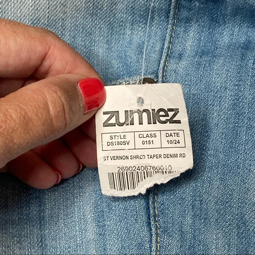 RUSTIC DIME St. Vernon Shred Taper Denim Jeans